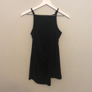 NWT Banana Republic Stretchy Black Wrap Tank